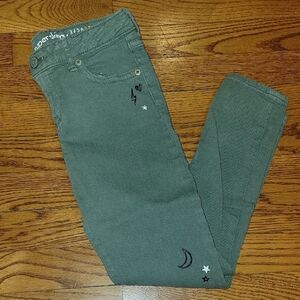 Gymboree Olive Super Skinny Jeans    Size 7